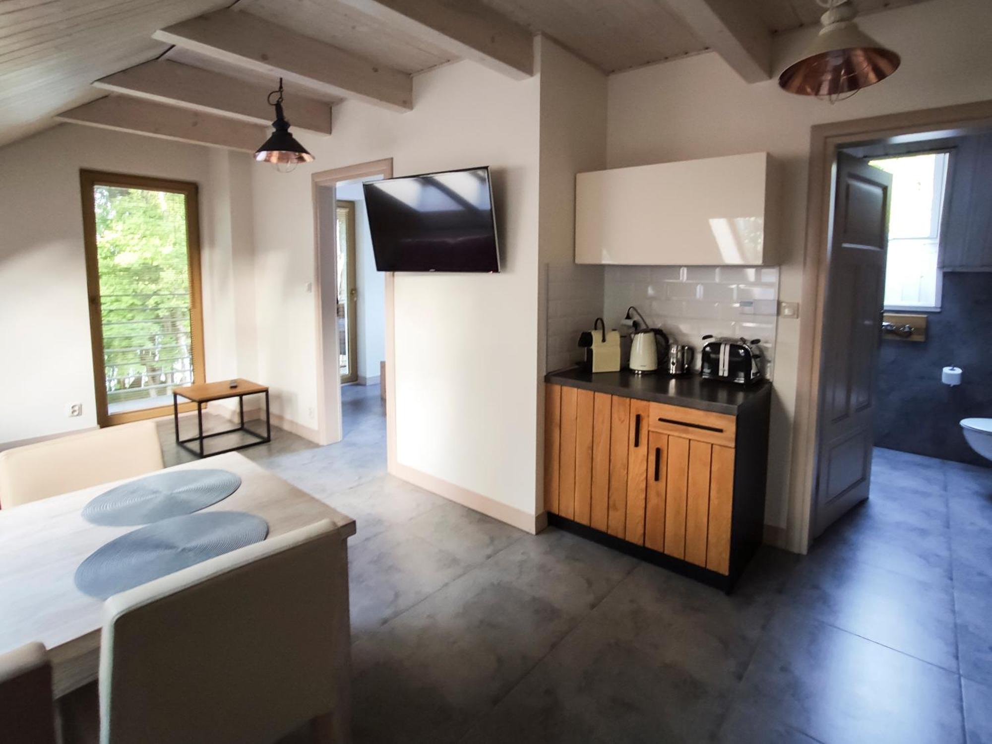 Mazursko - Komfortowe Apartamenty Nad Jeziorem, Sauna, Kominki Na Parterze Kretowiny Bilik gambar