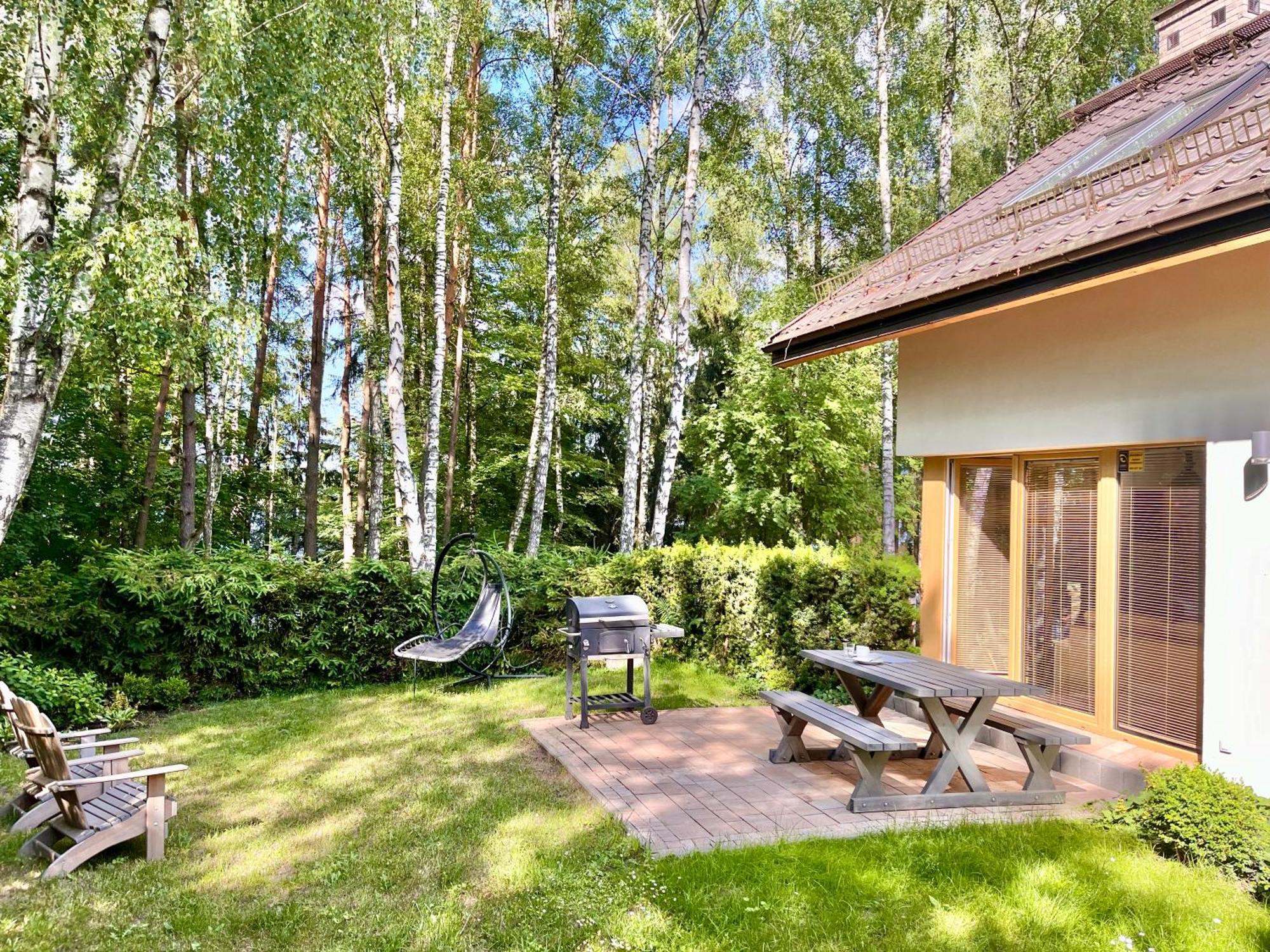 Mazursko - Komfortowe Apartamenty Nad Jeziorem, Sauna, Kominki Na Parterze Kretowiny Luaran gambar